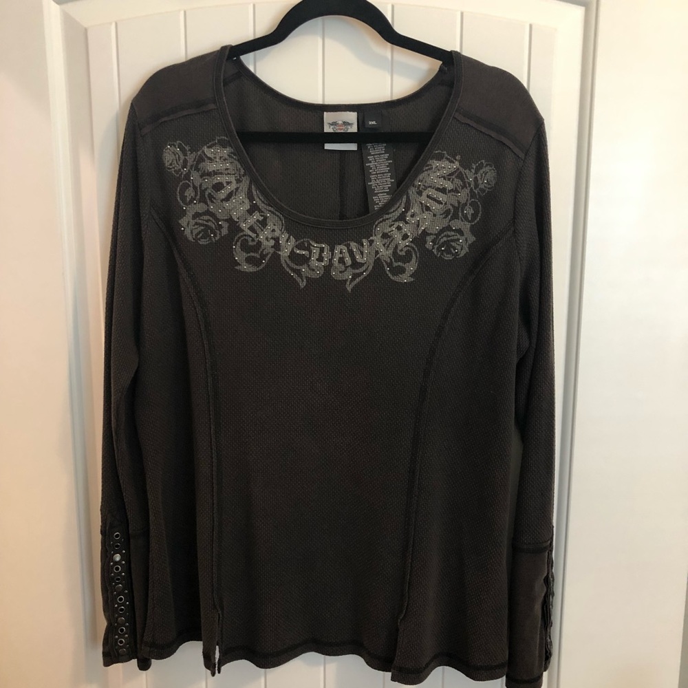 Harley Davidson Ladies Shirt 2XL - Picture 4 of 8
